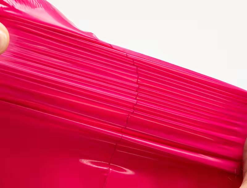 华蓥玫红色快递袋-05